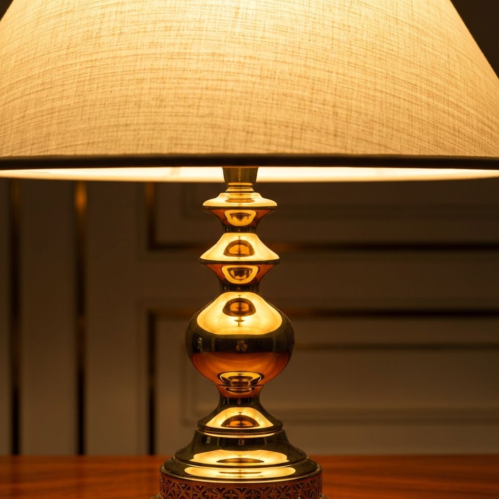 Table Lamp Gold